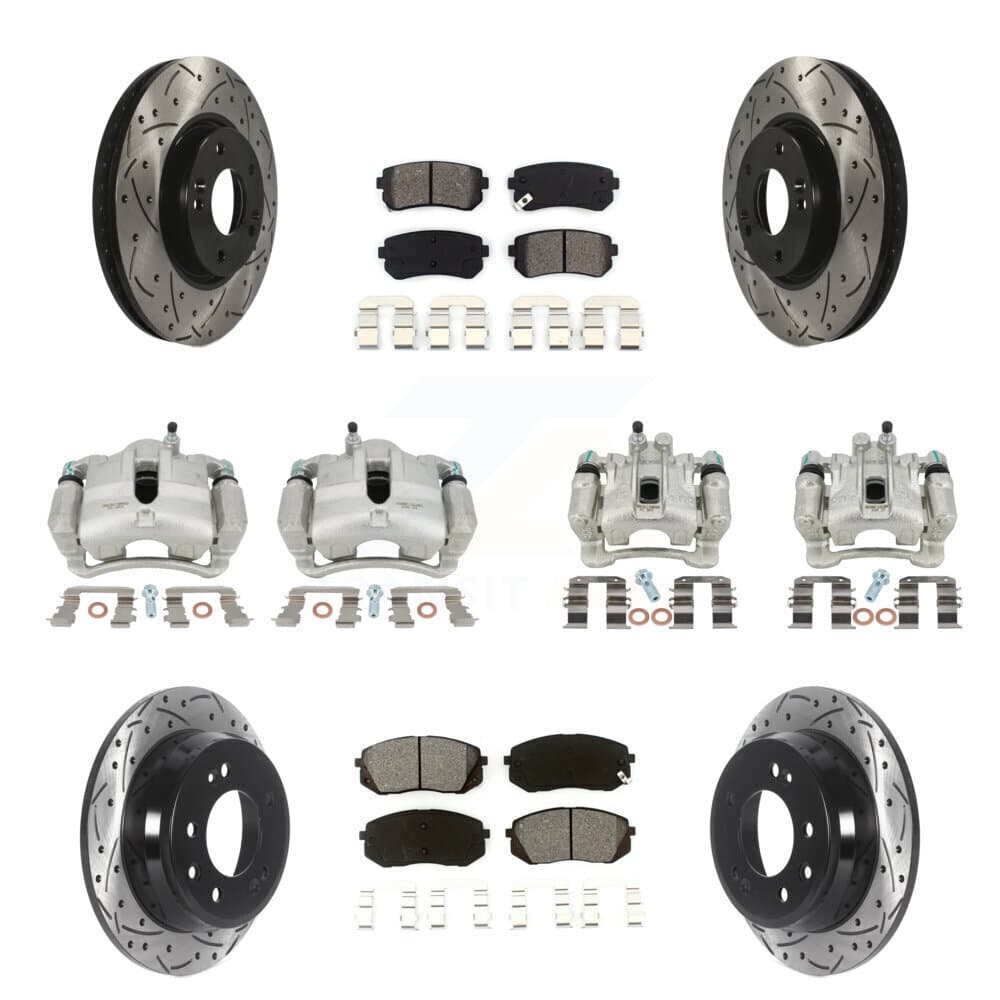 Transit Auto - KCD-100281S - Front and Rear Disc Brake Kits image 1