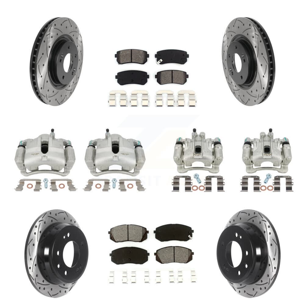 Transit Auto - KCD-100282S - Front and Rear Disc Brake Kits image 1