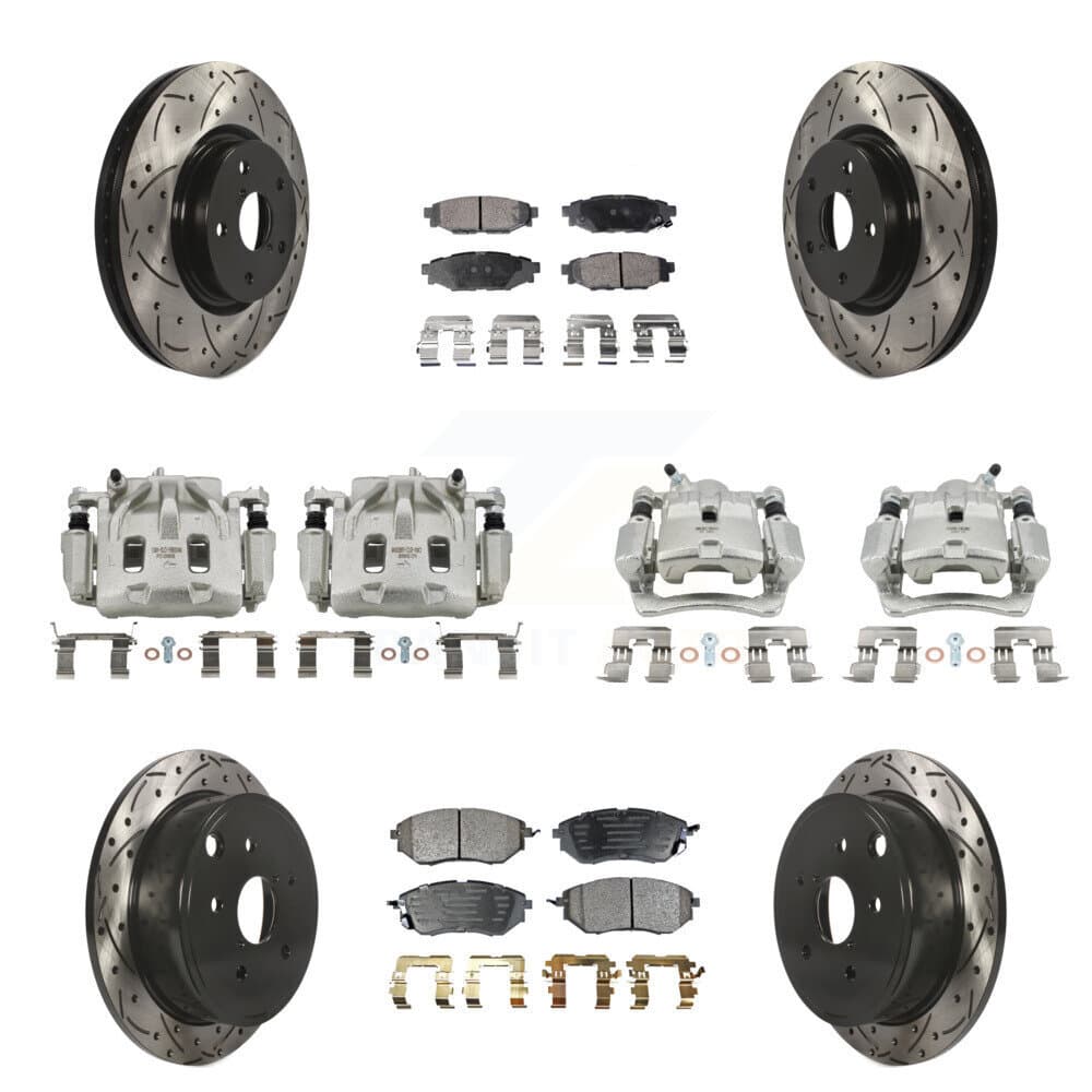 Transit Auto - KCD-100282T - Front and Rear Disc Brake Kits image 1