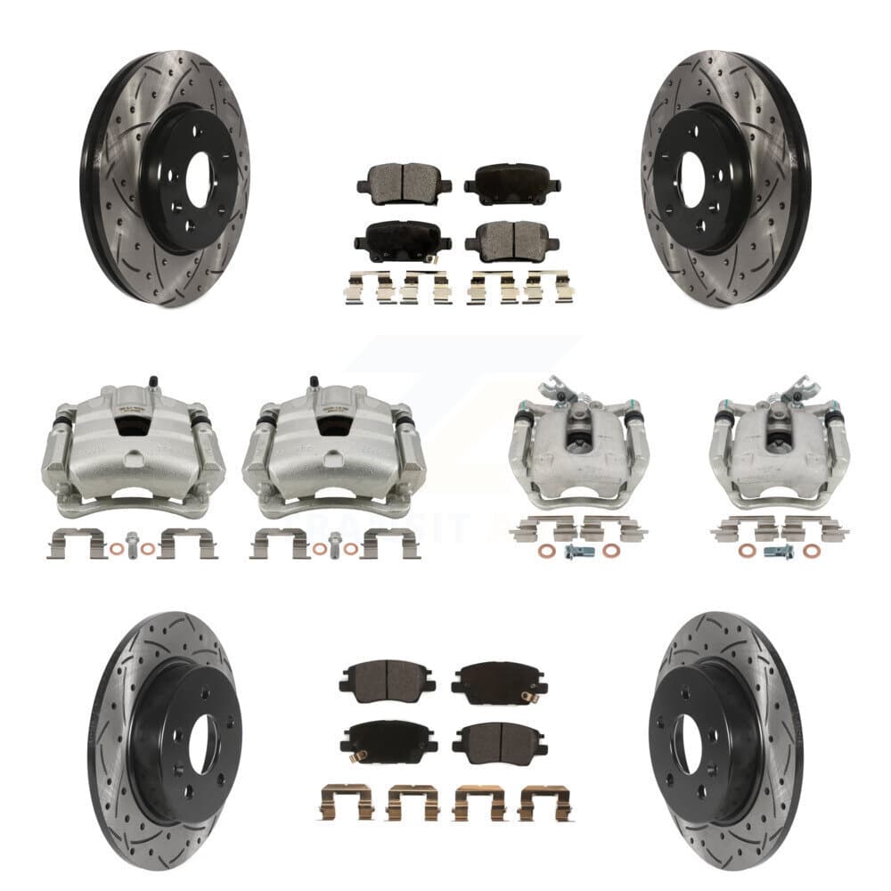 Transit Auto - KCD-100283P - Front and Rear Disc Brake Kits image 1