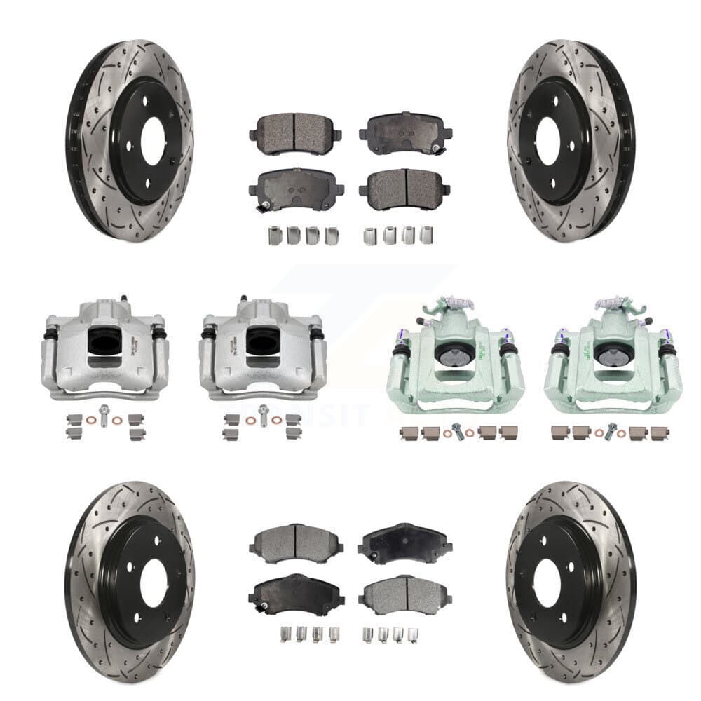 Transit Auto - KCD-100284T - Front and Rear Disc Brake Kits image 1
