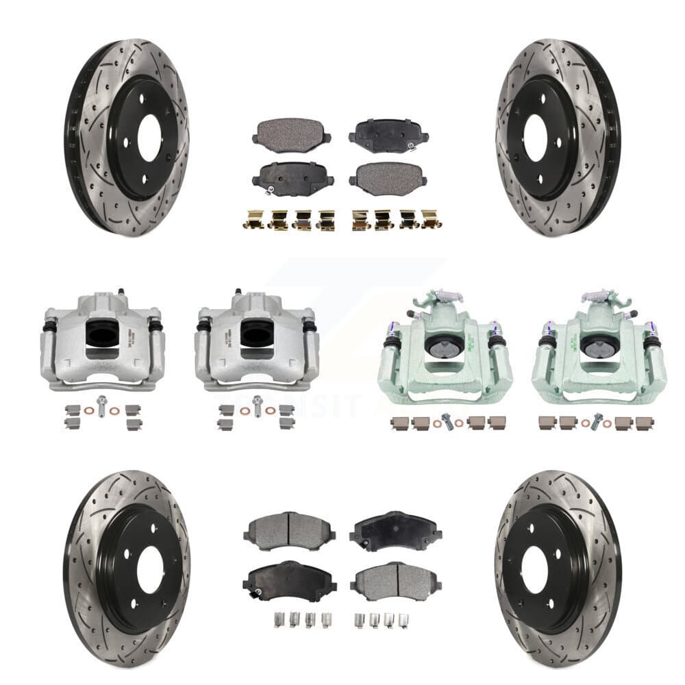 Transit Auto - KCD-100285T - Front and Rear Disc Brake Kits image 1