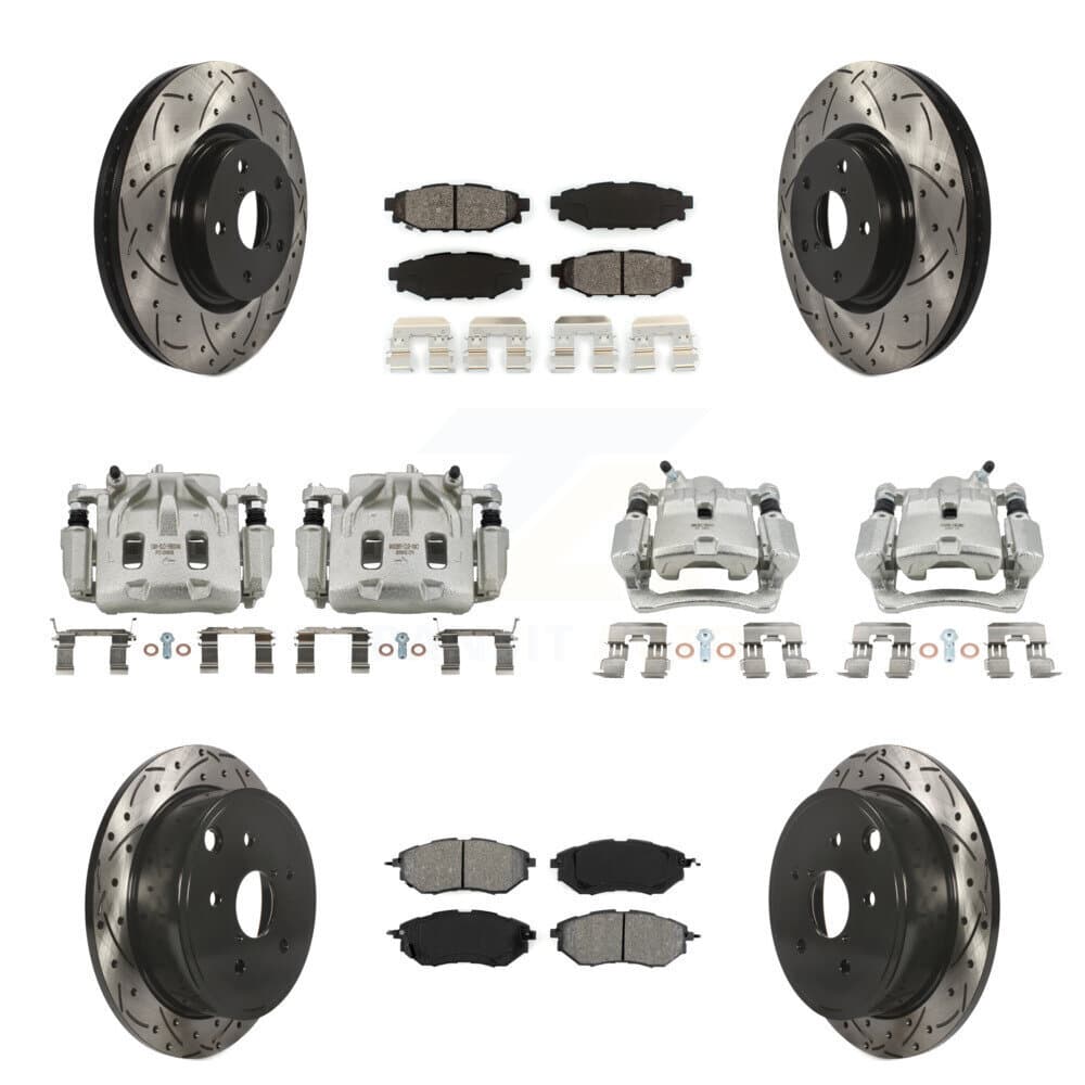 Transit Auto - KCD-100291S - Front and Rear Disc Brake Kits image 1