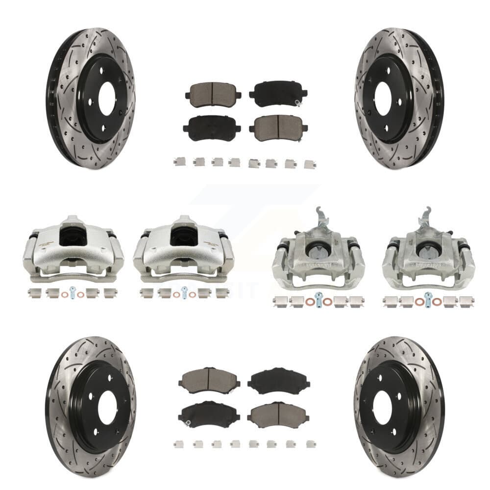 Transit Auto - KCD-100302C - Front and Rear Disc Brake Kits image 1