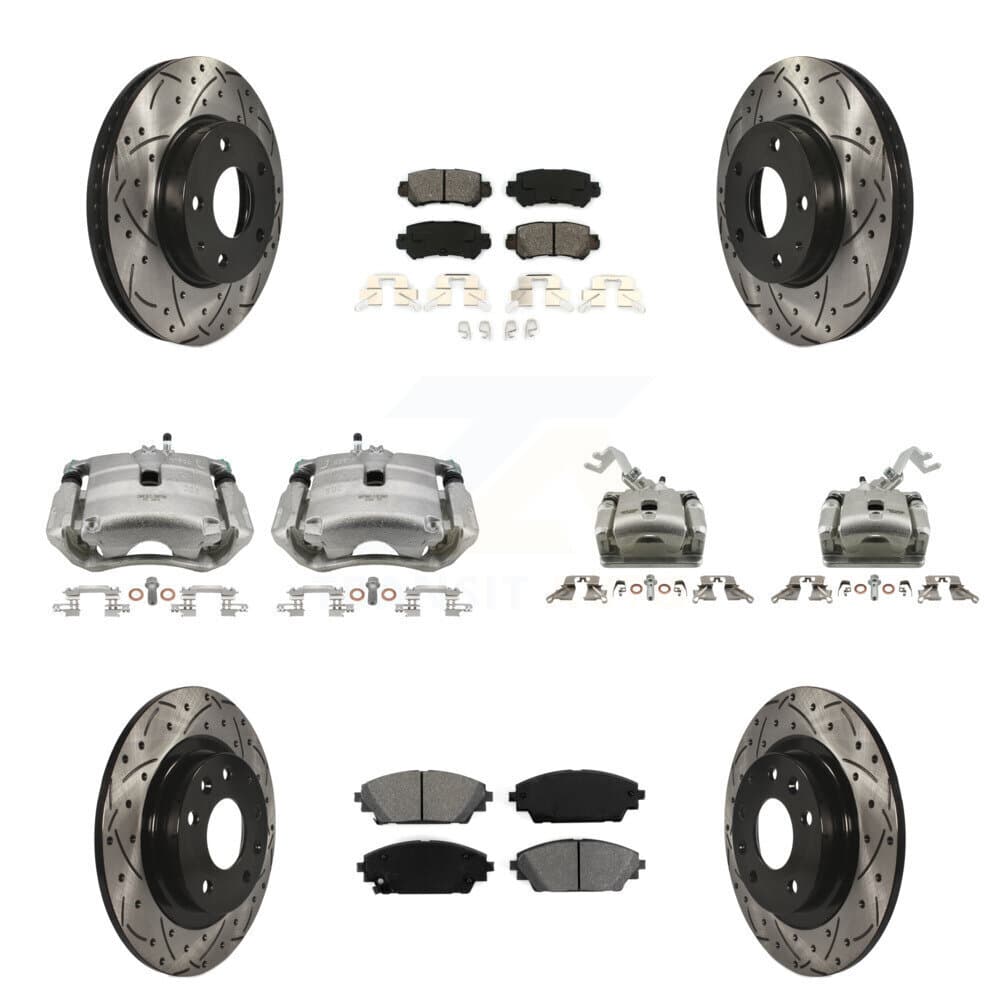 Transit Auto - KCD-100307S - Front and Rear Disc Brake Kits image 1