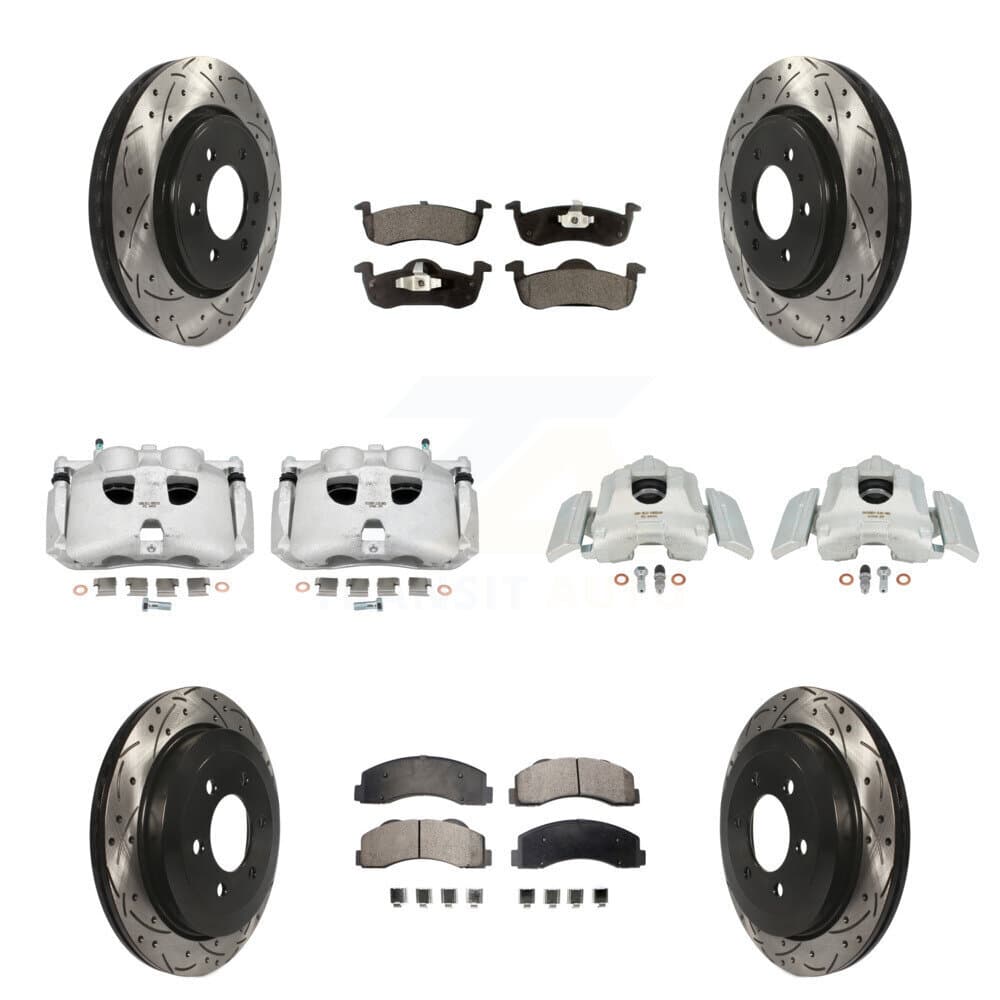 Transit Auto - KCD-100317P - Front and Rear Disc Brake Kits image 1