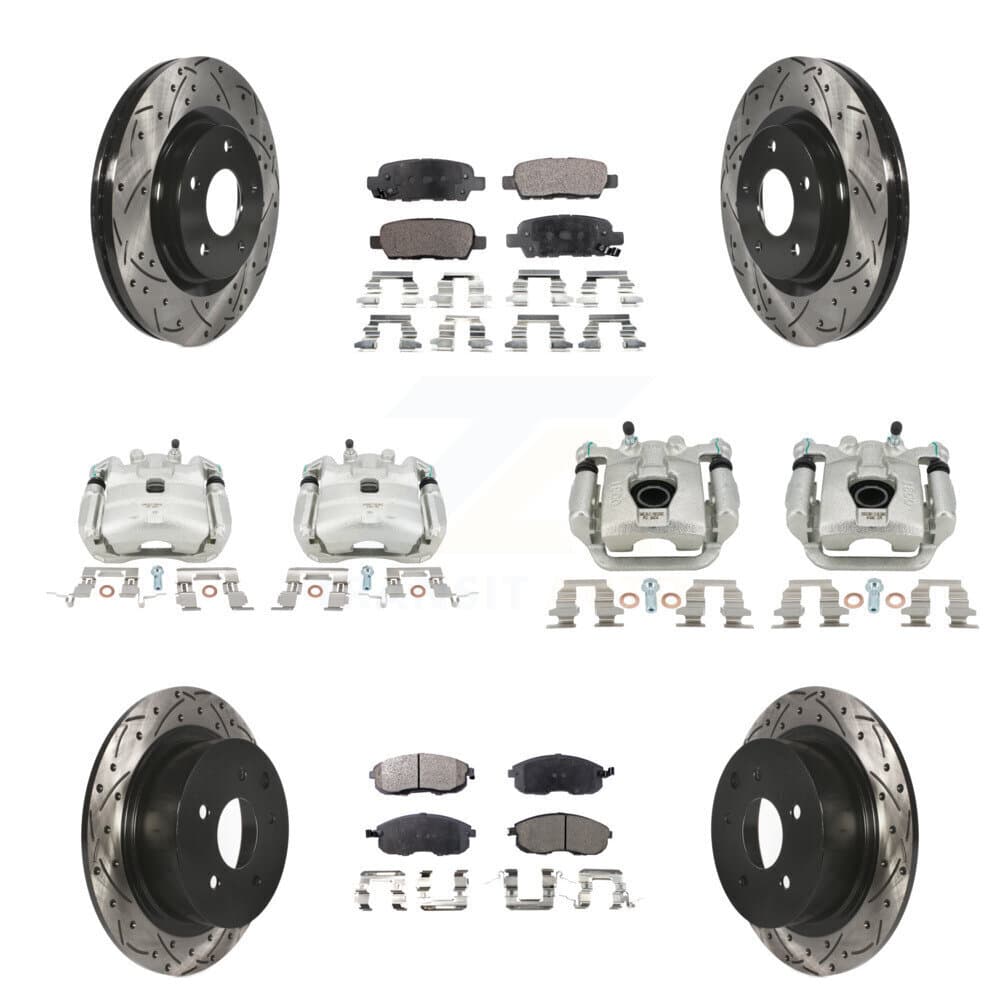 Transit Auto - KCD-100324P - Front and Rear Disc Brake Kits image 1