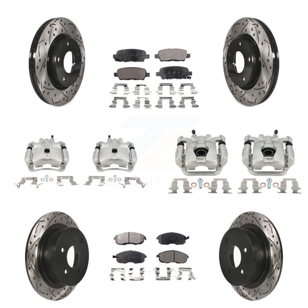 Transit Auto - KCD-100325P - Front and Rear Disc Brake Kits image 1