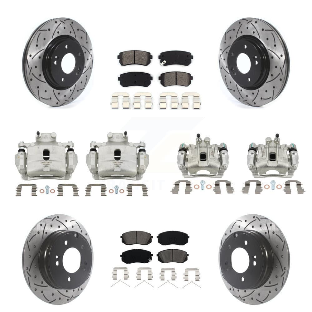 Transit Auto - KCD-100328S - Front and Rear Disc Brake Kits image 1