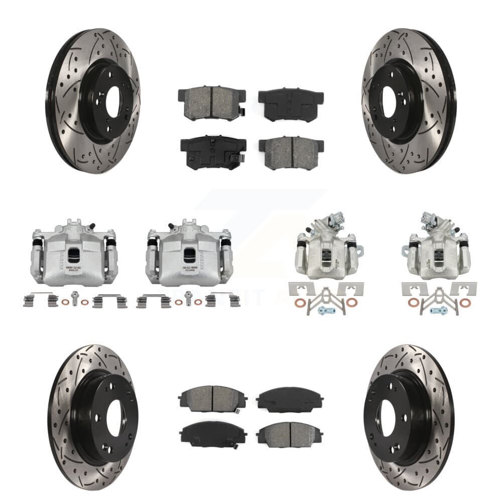 Transit Auto - KCD-100332S - Front and Rear Disc Brake Kits image 1