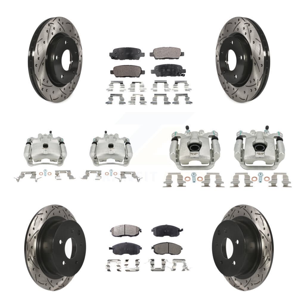 Transit Auto - KCD-100333T - Front and Rear Disc Brake Kits image 1