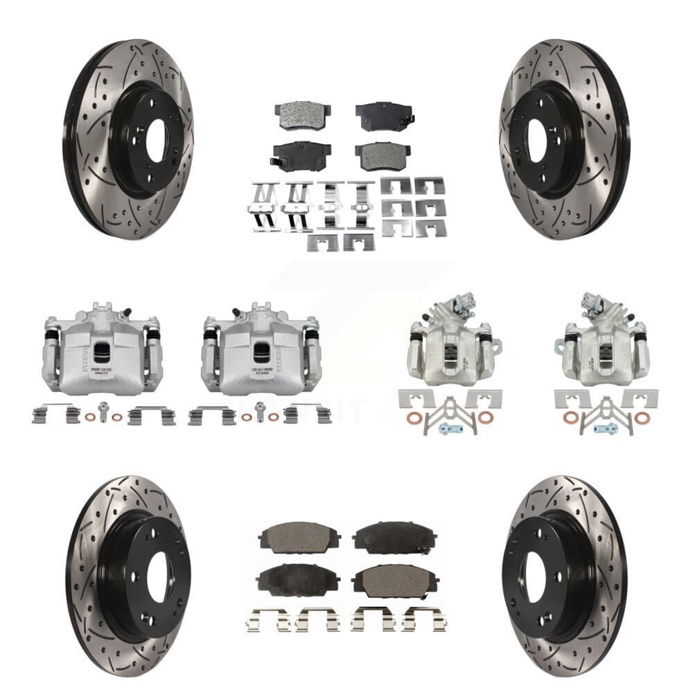 Transit Auto - KCD-100339P - Front and Rear Disc Brake Kits image 1