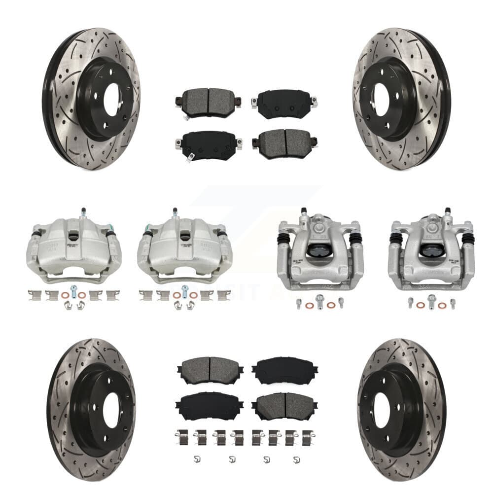 Transit Auto - KCD-100339S - Front and Rear Disc Brake Kits image 1