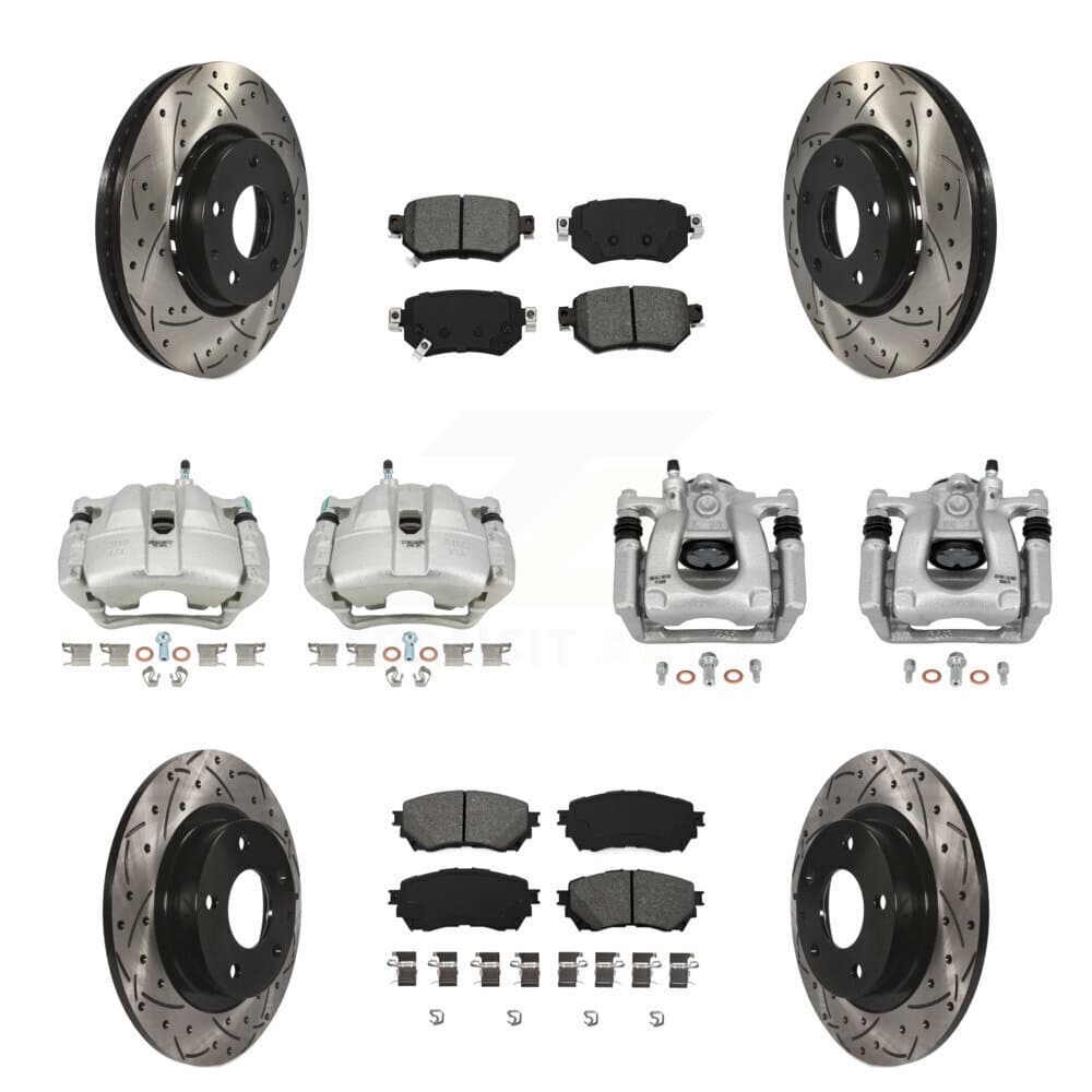 Transit Auto - KCD-100340S - Front and Rear Disc Brake Kits image 1