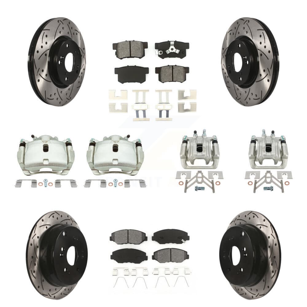 Transit Auto - KCD-100344S - Front and Rear Disc Brake Kits image 1