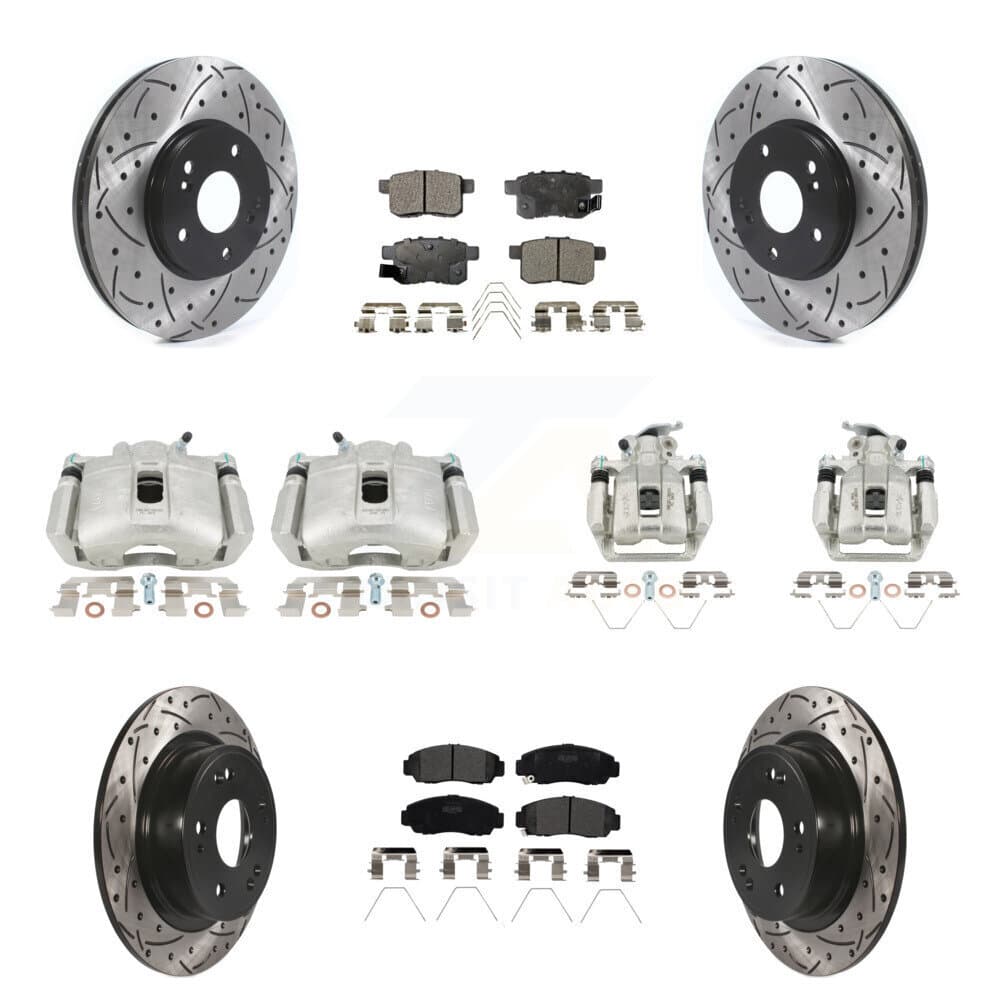 Transit Auto - KCD-100348P - Front and Rear Disc Brake Kits image 1