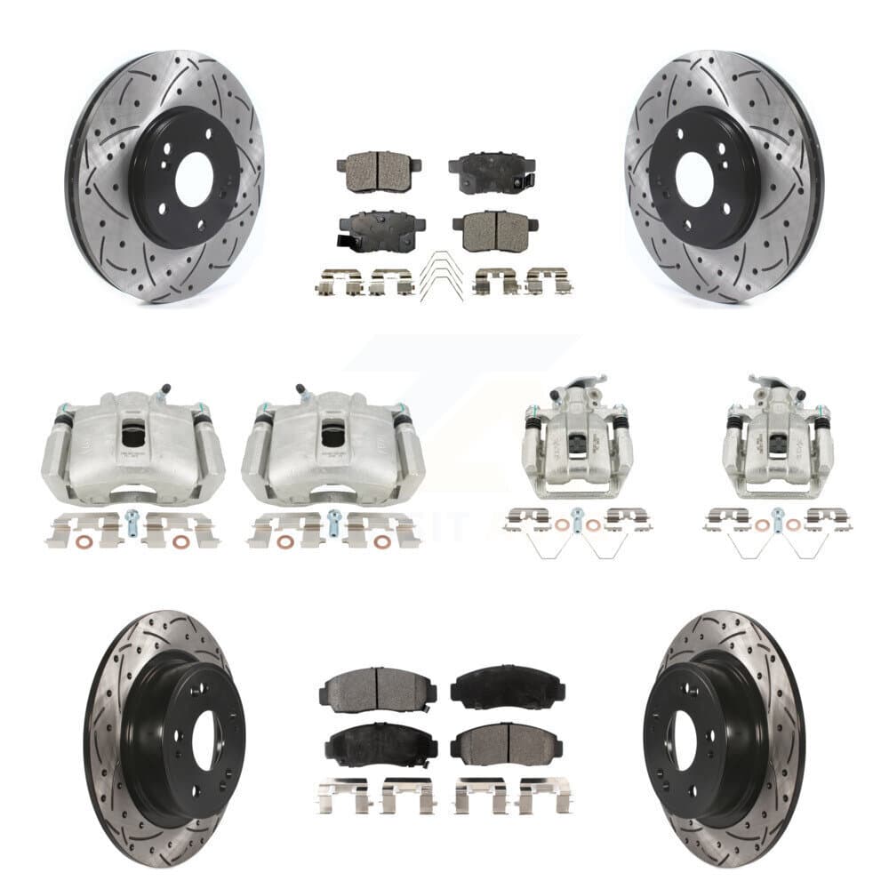 Transit Auto - KCD-100350P - Front and Rear Disc Brake Kits image 1