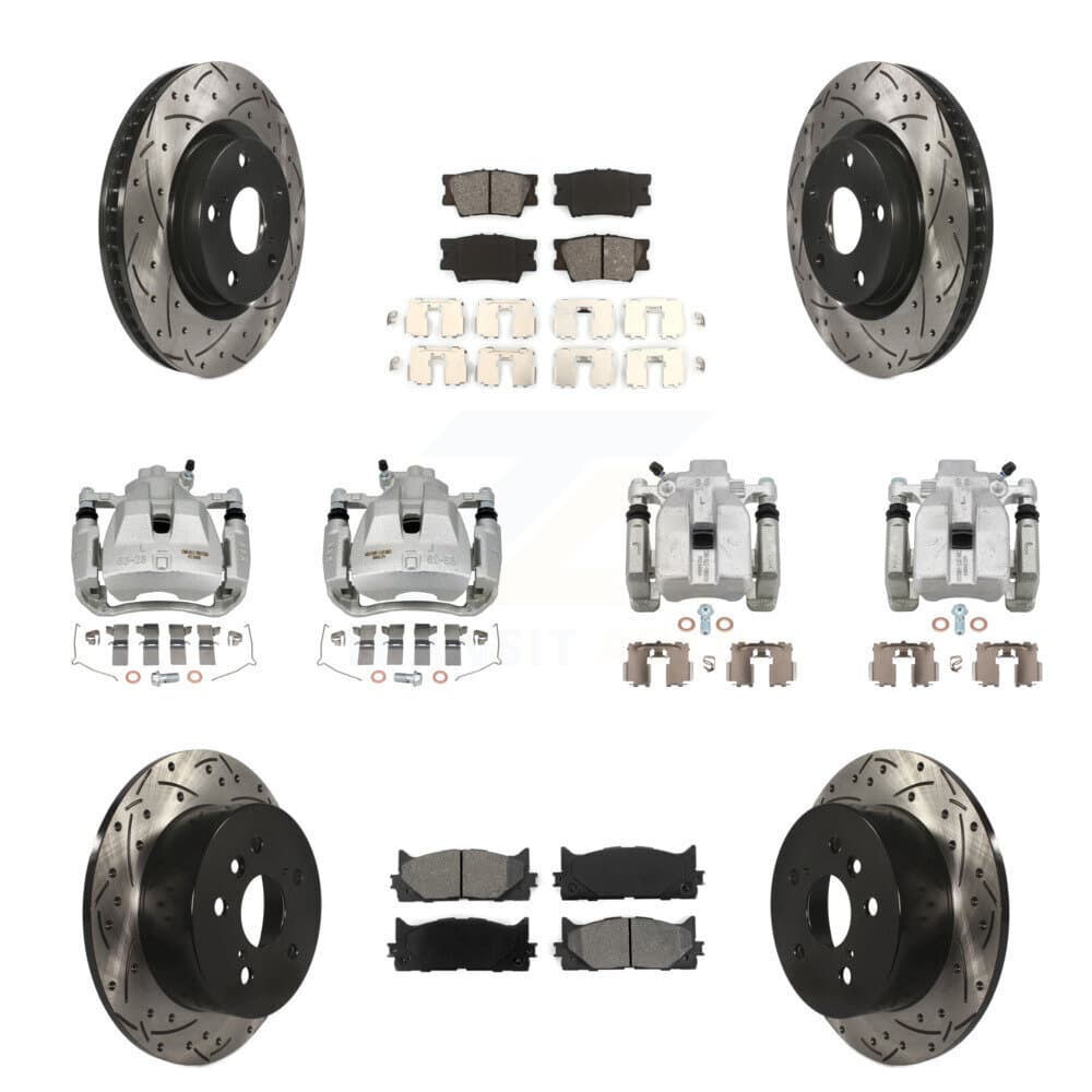 Transit Auto - KCD-100350S - Front and Rear Disc Brake Kits image 1