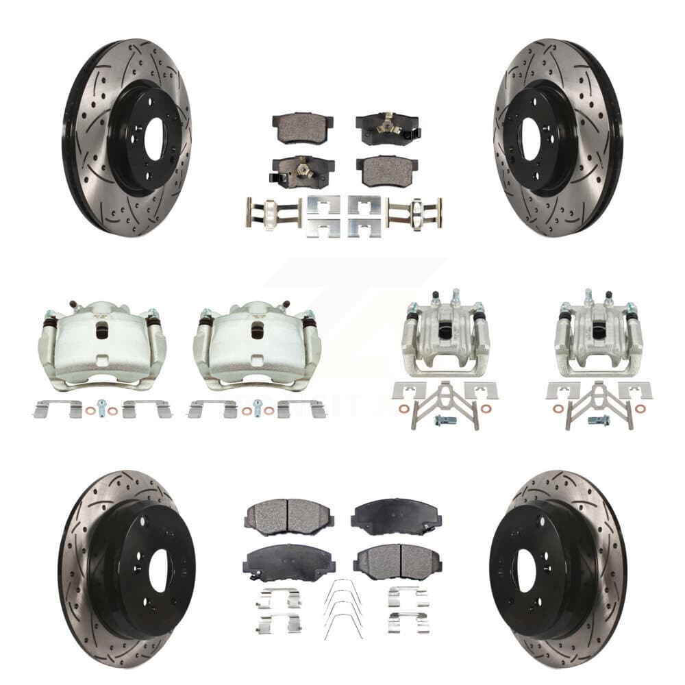 Transit Auto - KCD-100351P - Front and Rear Disc Brake Kits image 1