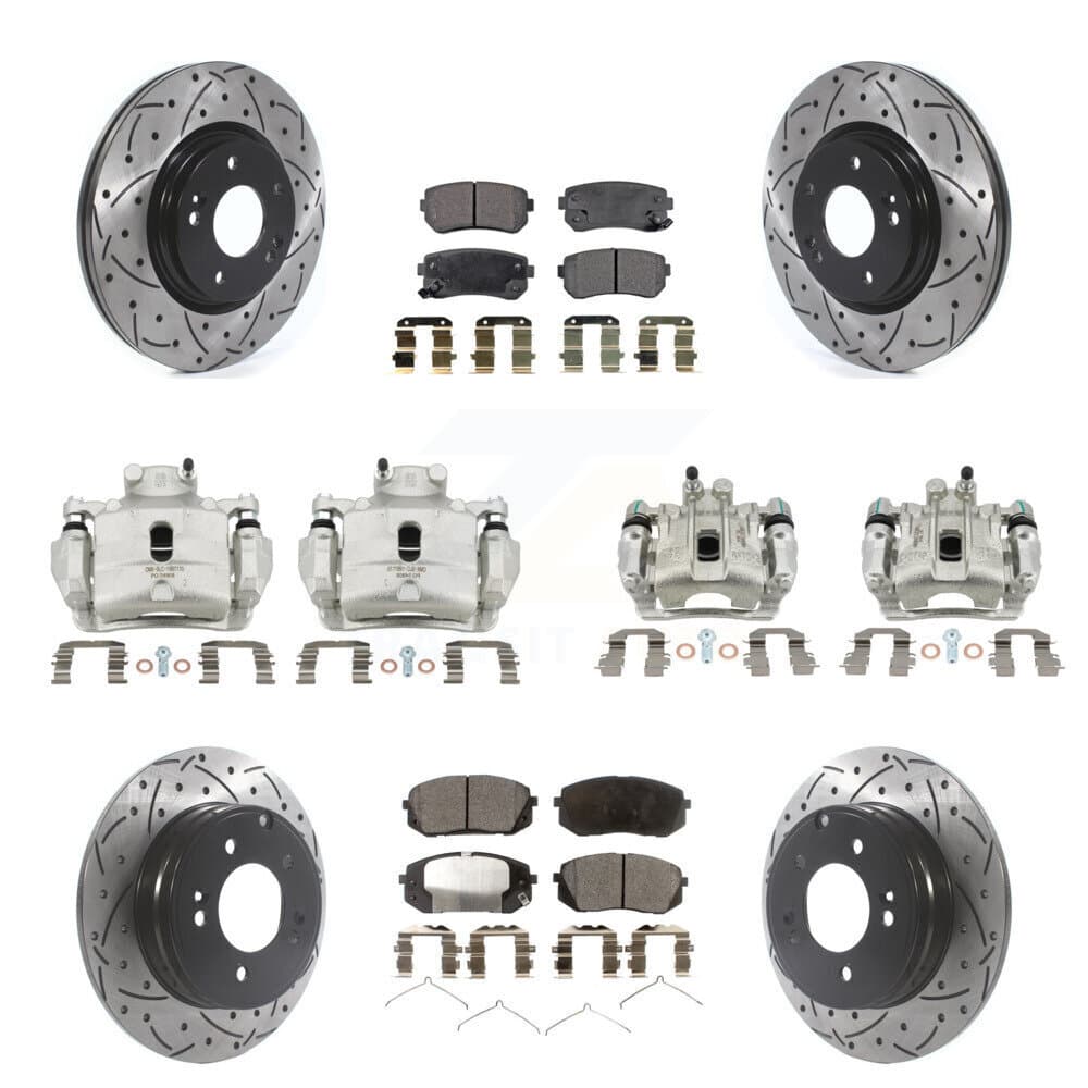 Transit Auto - KCD-100353P - Front and Rear Disc Brake Kits image 1