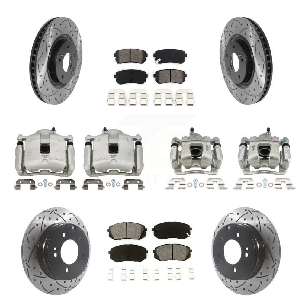 Transit Auto - KCD-100353S - Front and Rear Disc Brake Kits image 1
