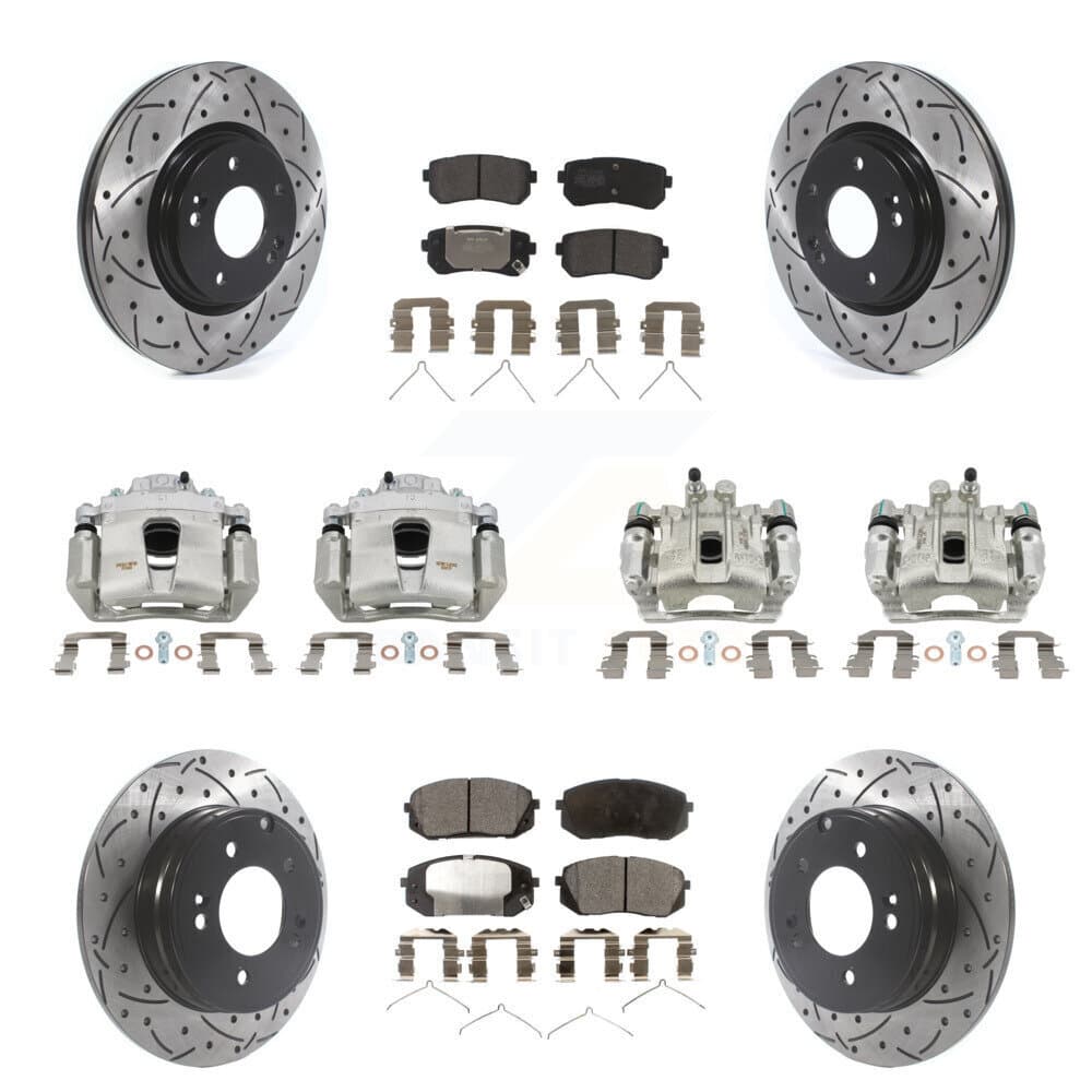 Transit Auto - KCD-100354P - Front and Rear Disc Brake Kits image 1
