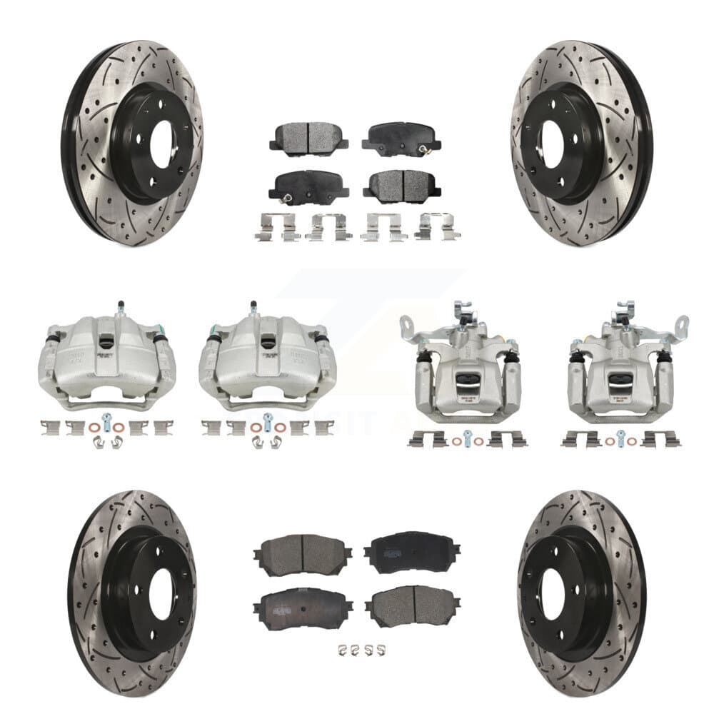 Transit Auto - KCD-100363T - Front and Rear Disc Brake Kits image 1