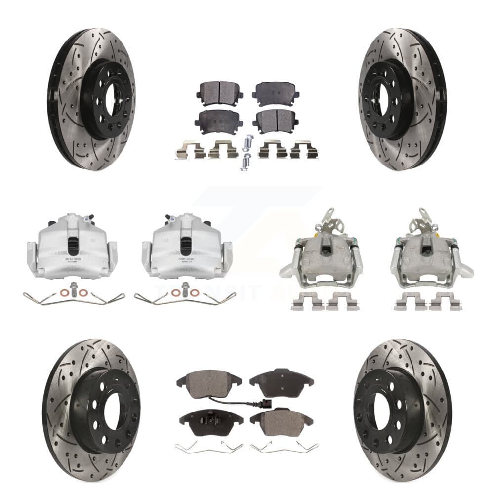 Transit Auto - KCD-100373P - Front and Rear Disc Brake Kits image 1