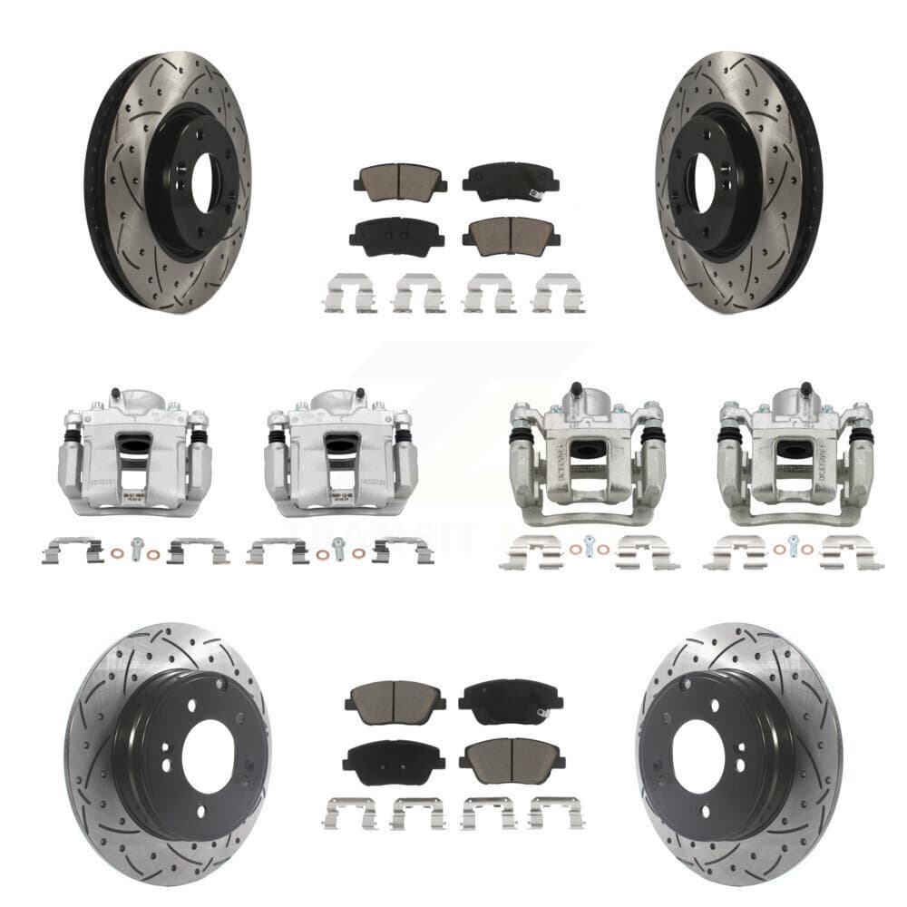 Transit Auto - KCD-100374C - Front and Rear Disc Brake Kits image 1