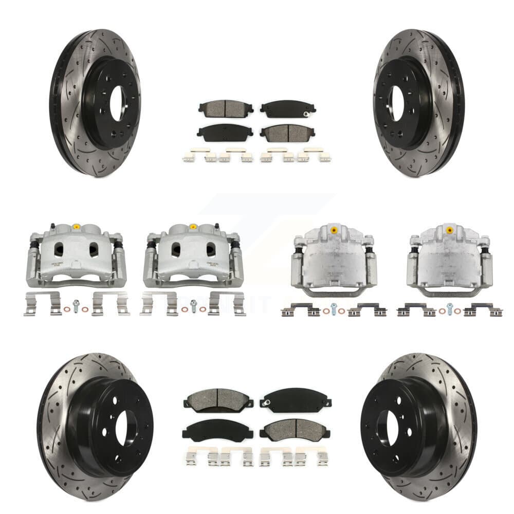 Transit Auto - KCD-100385S - Front and Rear Disc Brake Kits image 1