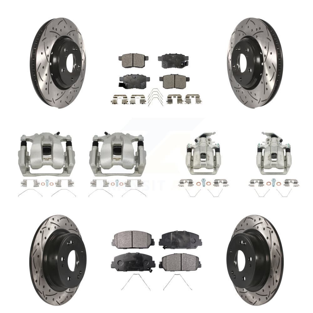 Transit Auto - KCD-100387P - Front and Rear Disc Brake Kits image 1