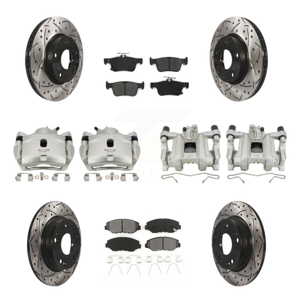 Transit Auto - KCD-100387S - Front and Rear Disc Brake Kits image 1
