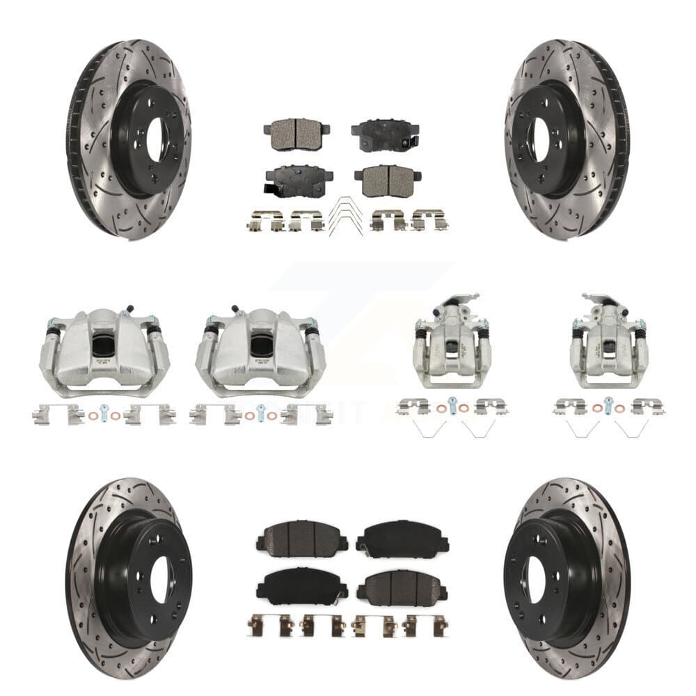 Transit Auto - KCD-100388P - Front and Rear Disc Brake Kits image 1