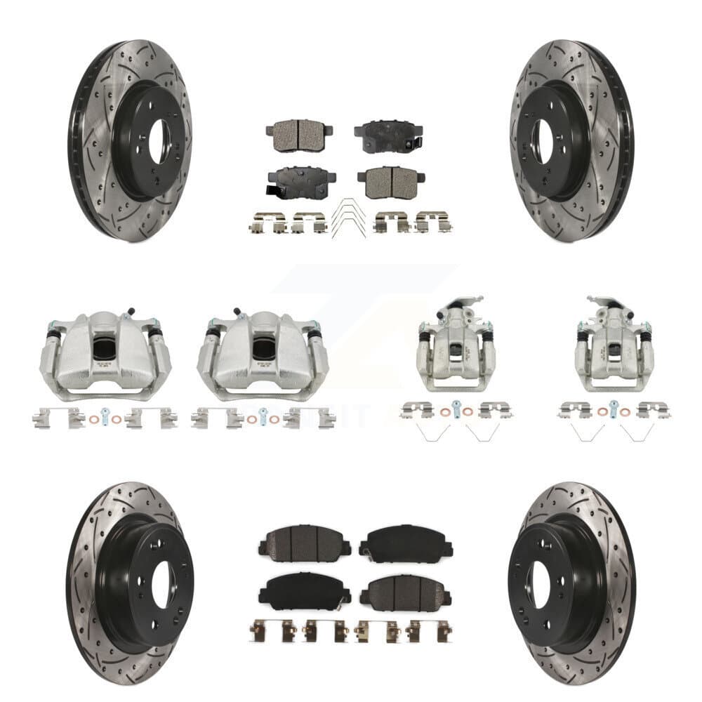 Transit Auto - KCD-100389P - Front and Rear Disc Brake Kits image 1