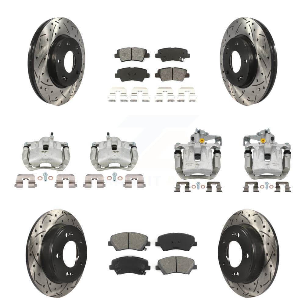 Transit Auto - KCD-100404S - Front and Rear Disc Brake Kits image 1