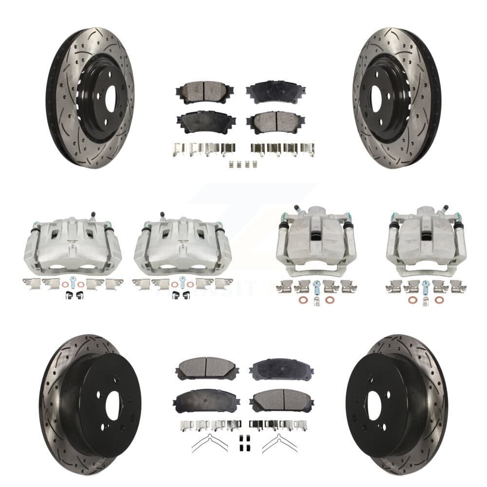 Transit Auto - KCD-100404T - Front and Rear Disc Brake Kits image 1