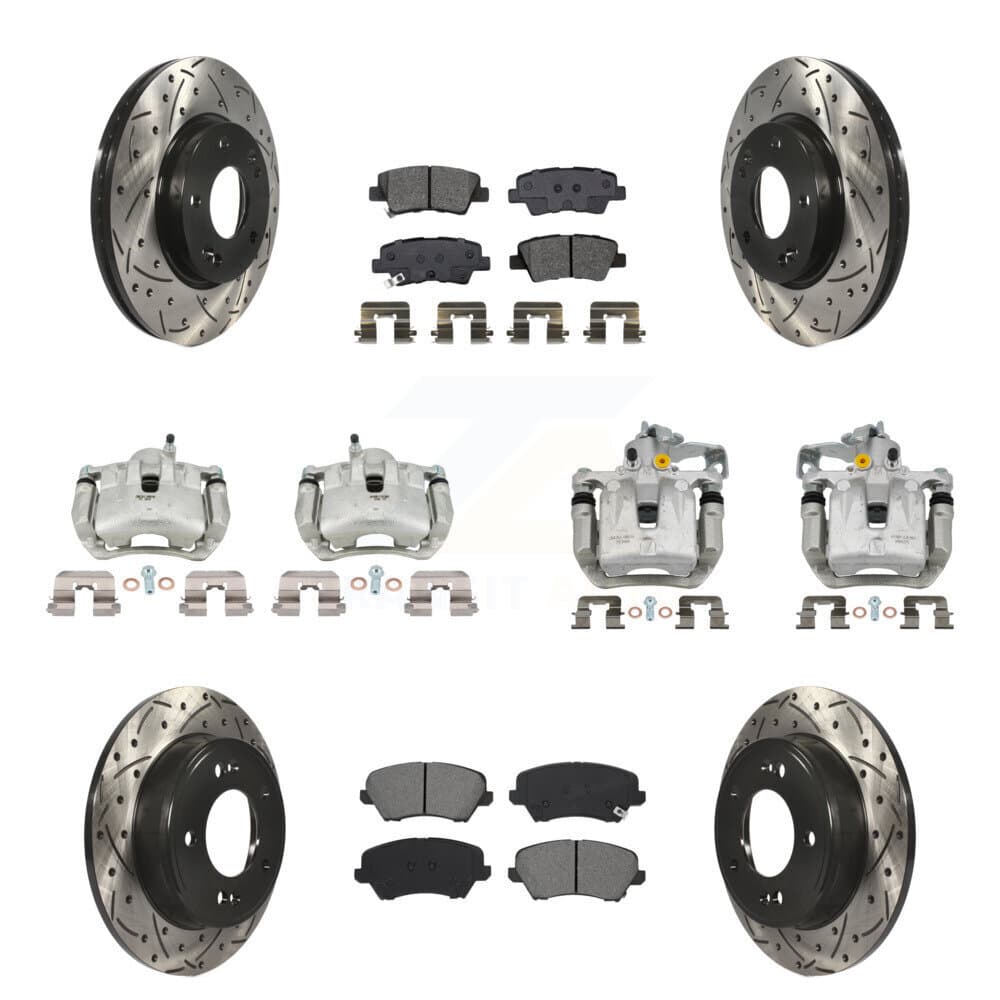 Transit Auto - KCD-100407S - Front and Rear Disc Brake Kits image 1