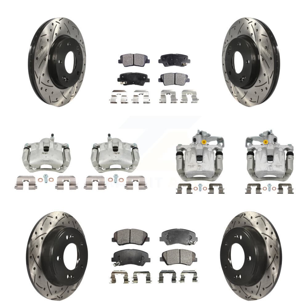 Transit Auto - KCD-100412P - Front and Rear Disc Brake Kits image 1