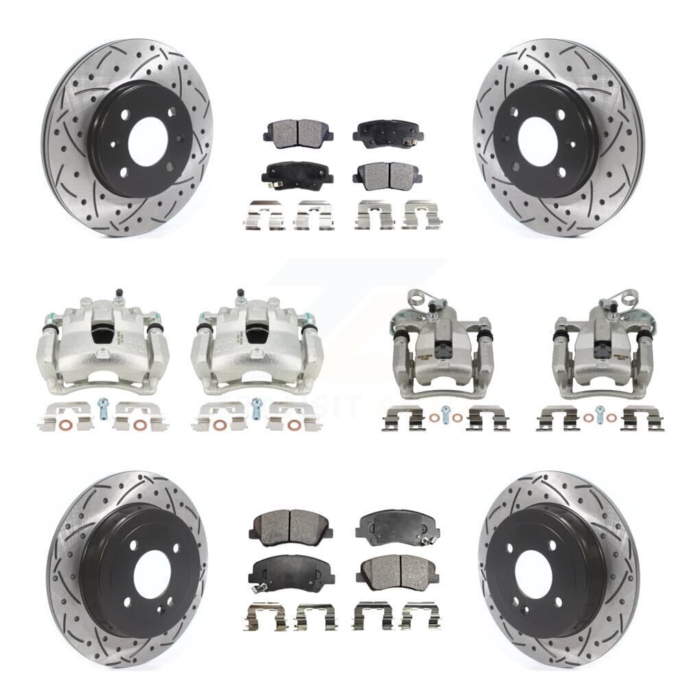 Transit Auto - KCD-100419T - Front and Rear Disc Brake Kits image 1