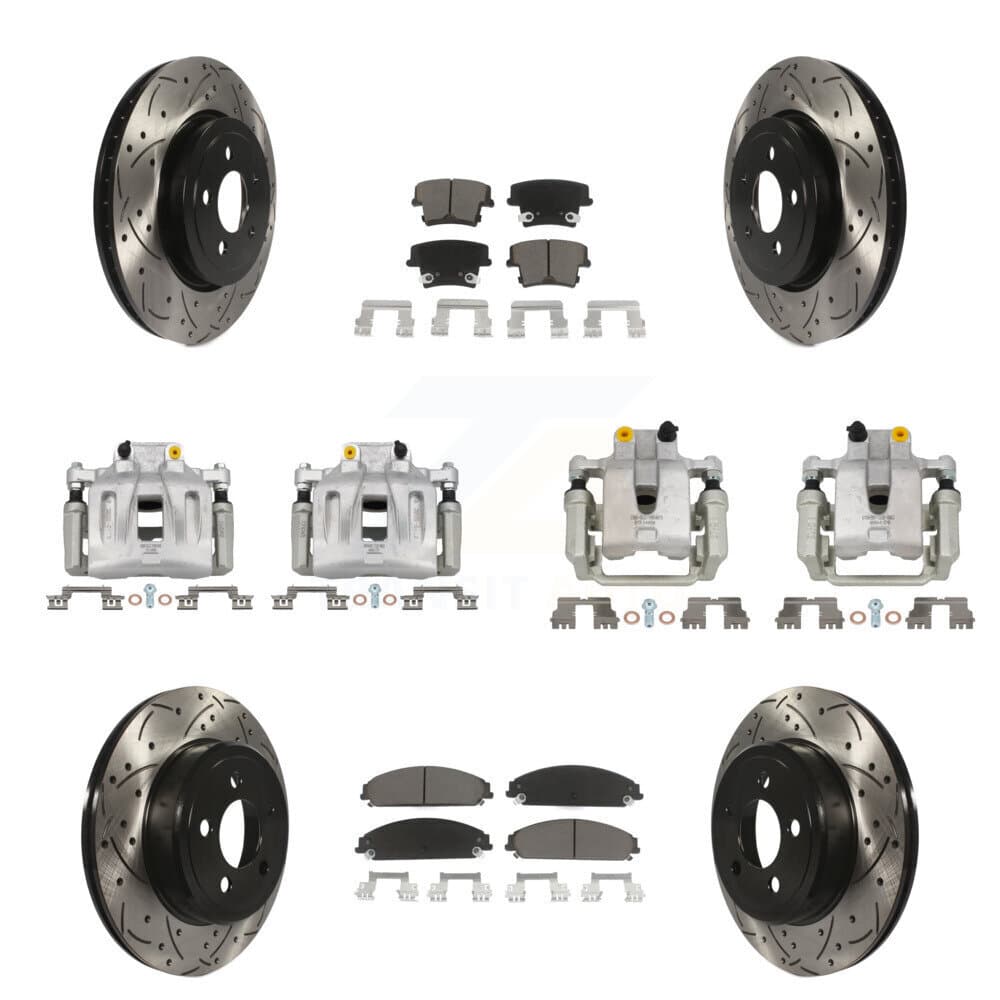 Transit Auto - KCD-100421C - Front and Rear Disc Brake Kits image 1