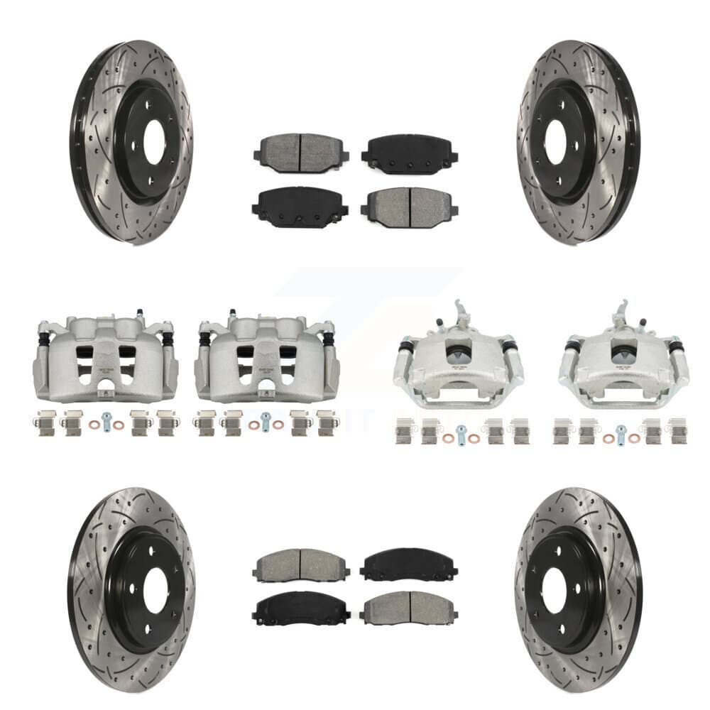 Transit Auto - KCD-100422S - Front and Rear Disc Brake Kits image 1