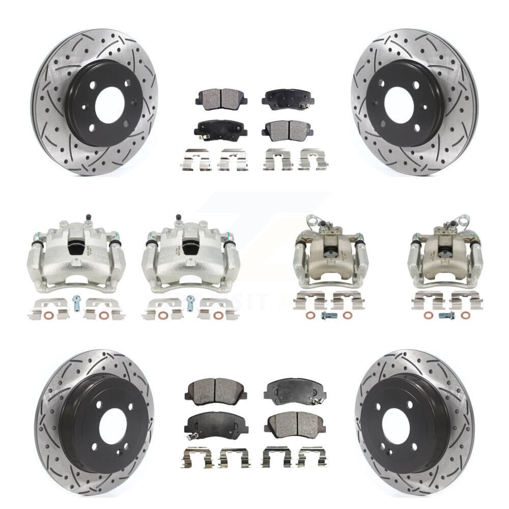 Transit Auto - KCD-100423P - Front and Rear Disc Brake Kits image 1
