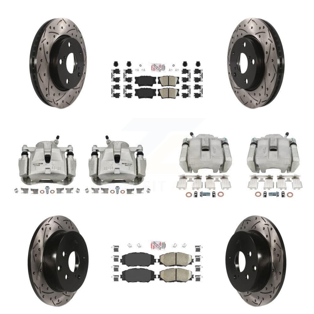 Transit Auto - KCD-100450N - Front and Rear Disc Brake Kits image 1