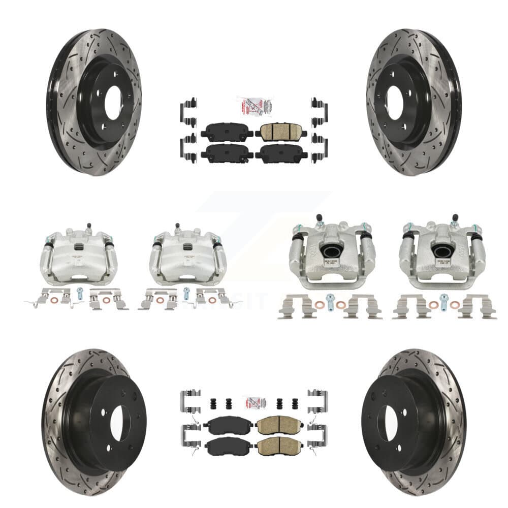 Transit Auto - KCD-100507N - Front and Rear Disc Brake Kits image 1