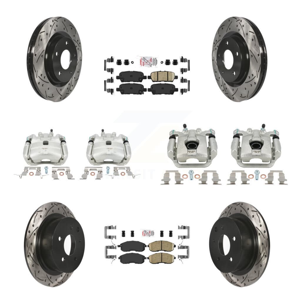 Transit Auto - KCD-100508N - Front and Rear Disc Brake Kits image 1