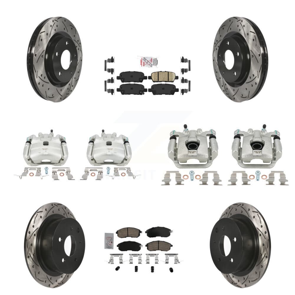 Transit Auto - KCD-100513N - Front and Rear Disc Brake Kits image 1