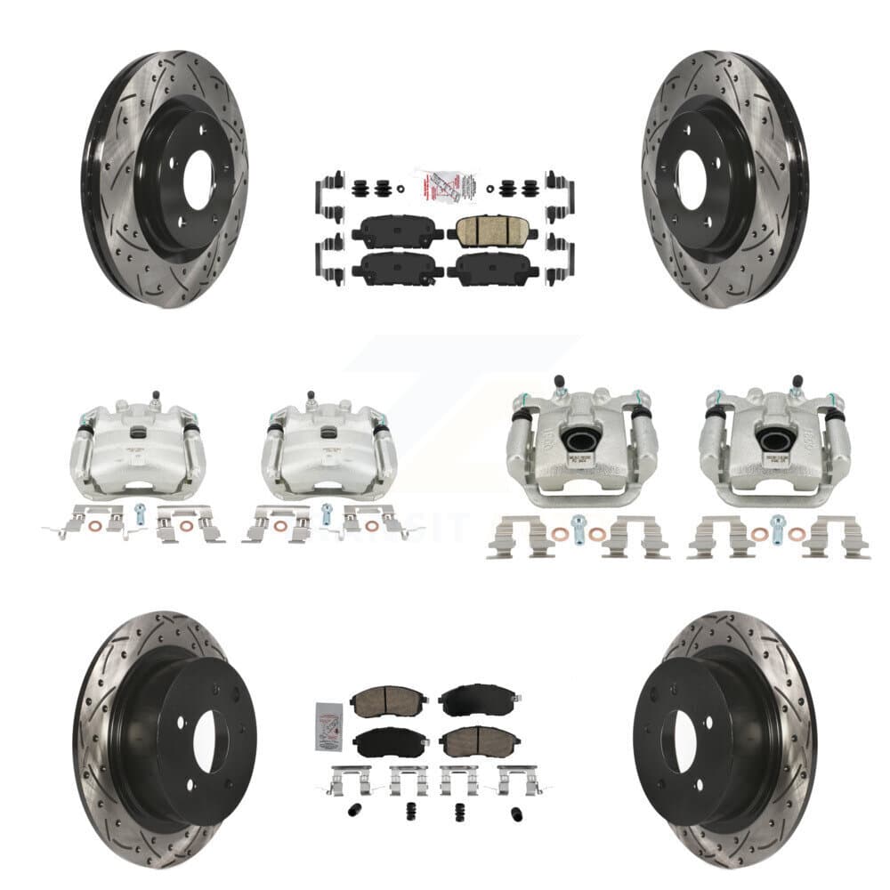 Transit Auto - KCD-100514N - Front and Rear Disc Brake Kits image 1