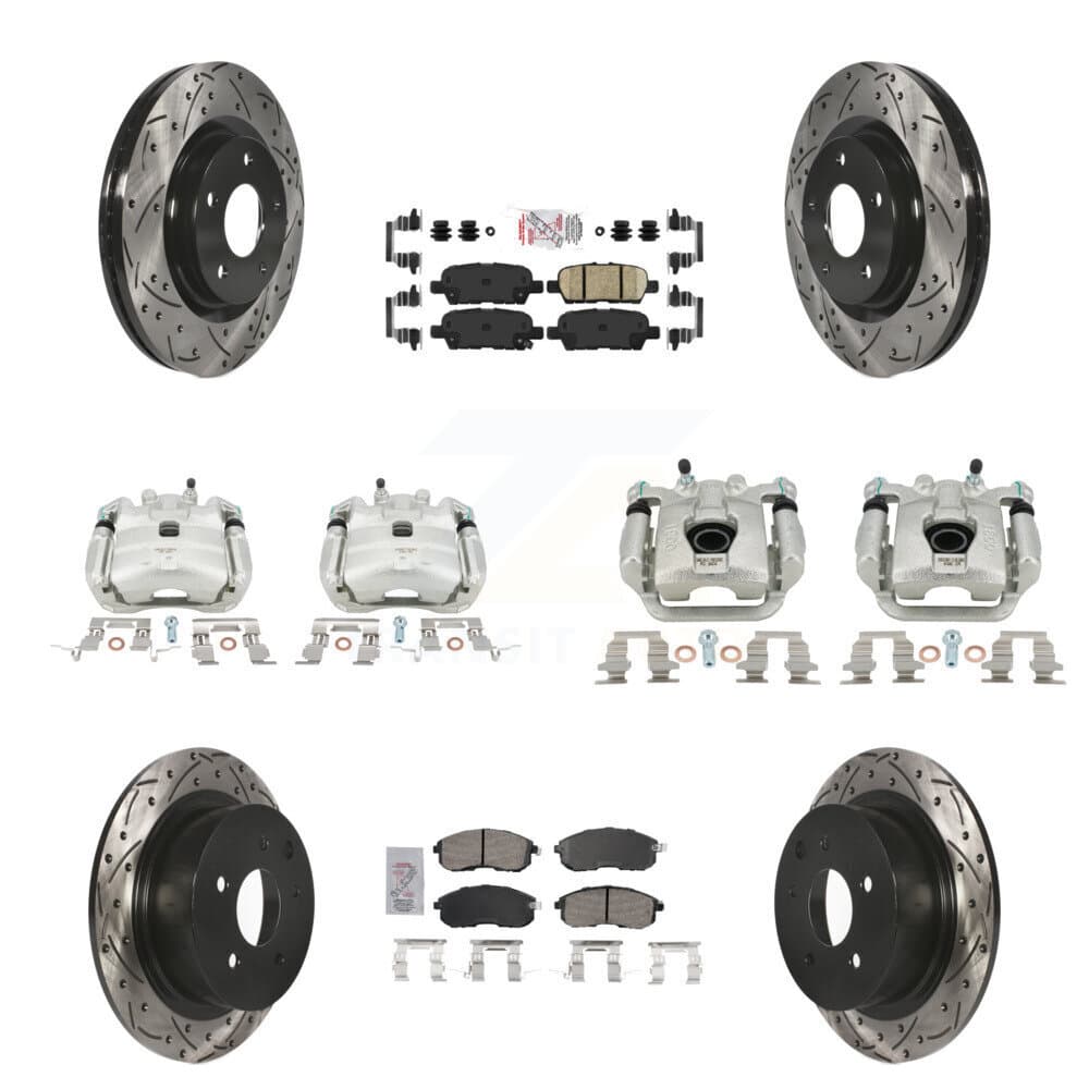 Transit Auto - KCD-100516N - Front and Rear Disc Brake Kits image 1