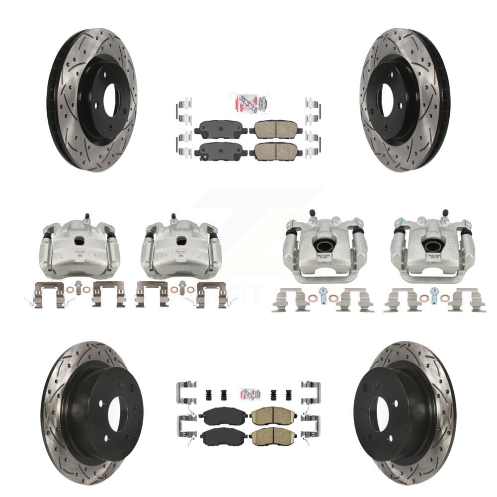 Transit Auto - KCD-100520N - Front and Rear Disc Brake Kits image 1