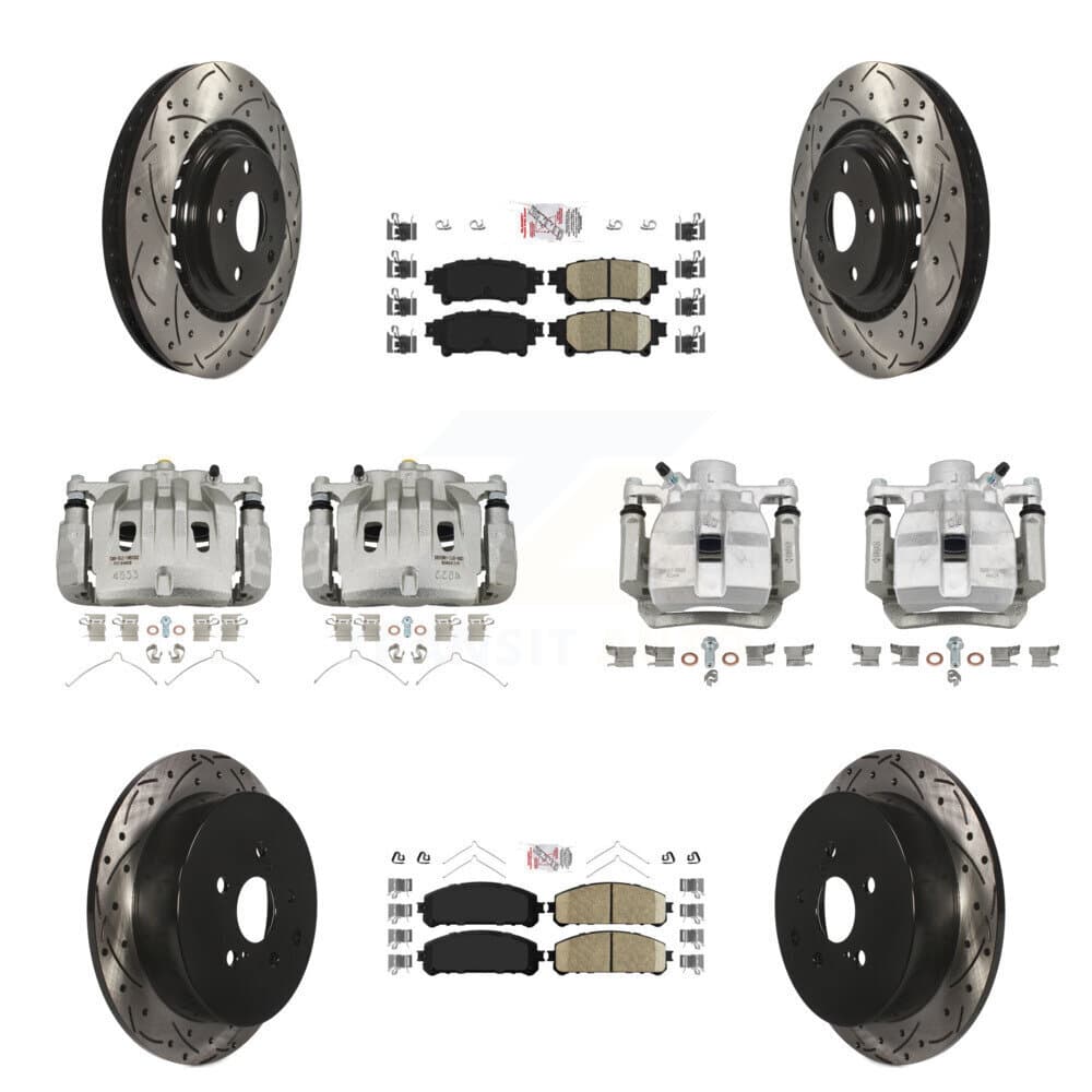 Transit Auto - KCD-100595N - Front and Rear Disc Brake Kits image 1